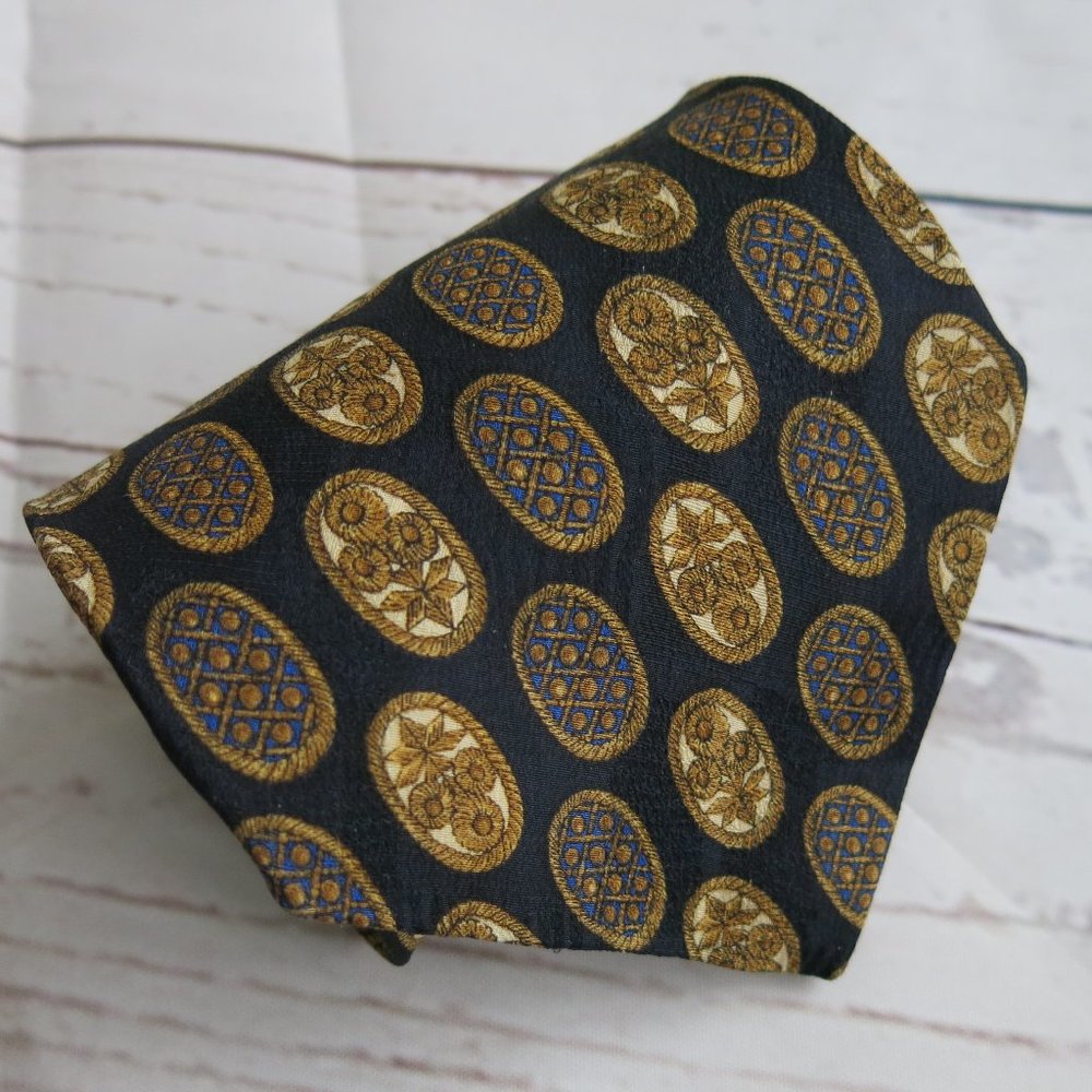Valentino Cravatte Multicolor Floral Print 100% Silk Neck Tie